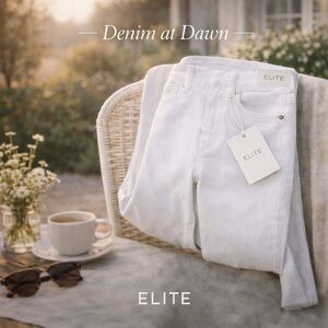 Size Small • Elite White Skinny Jeans – Stretch Slim Fit